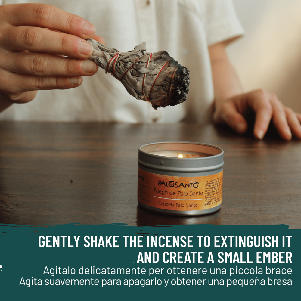 Salvia Bianca Smudge Incenso Naturale e Ecosostenibile - dettaglio 7