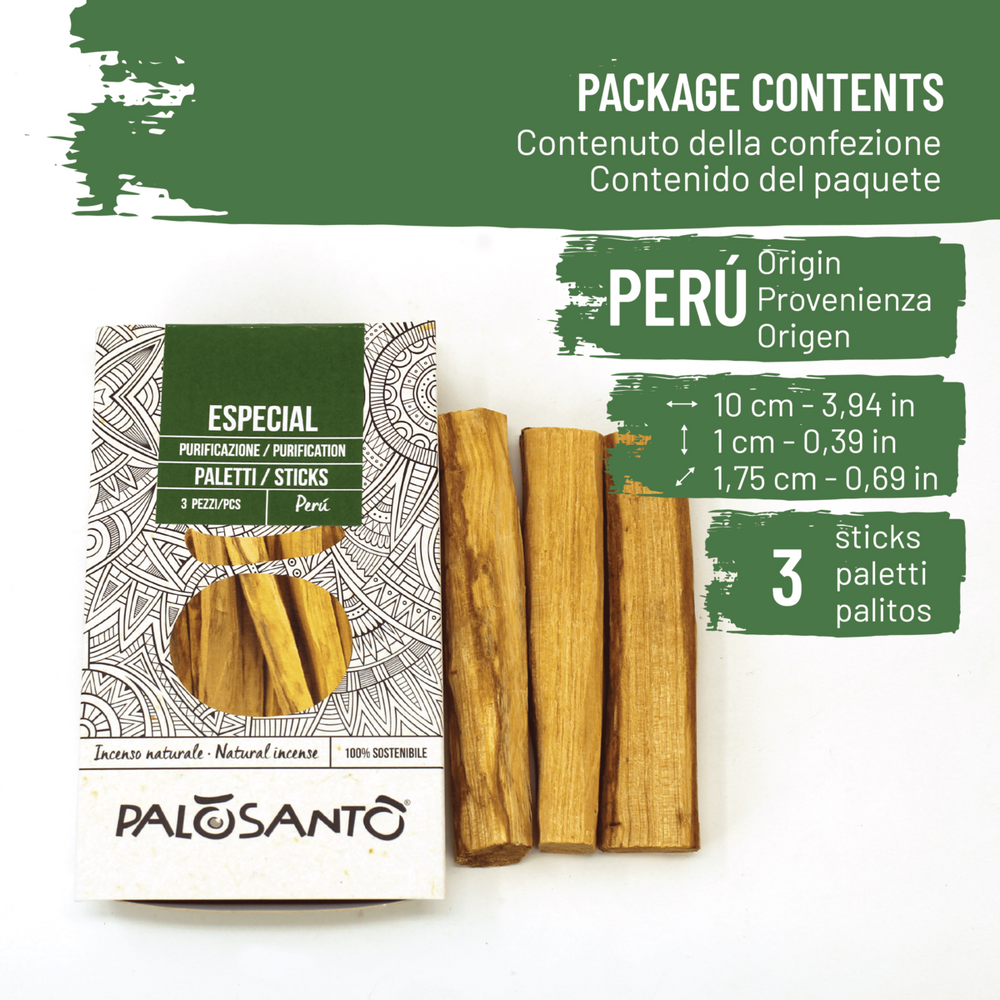 Paletti Palo Santo Especial - Incenso Naturale ed Ecosostenibile - dettaglio 2