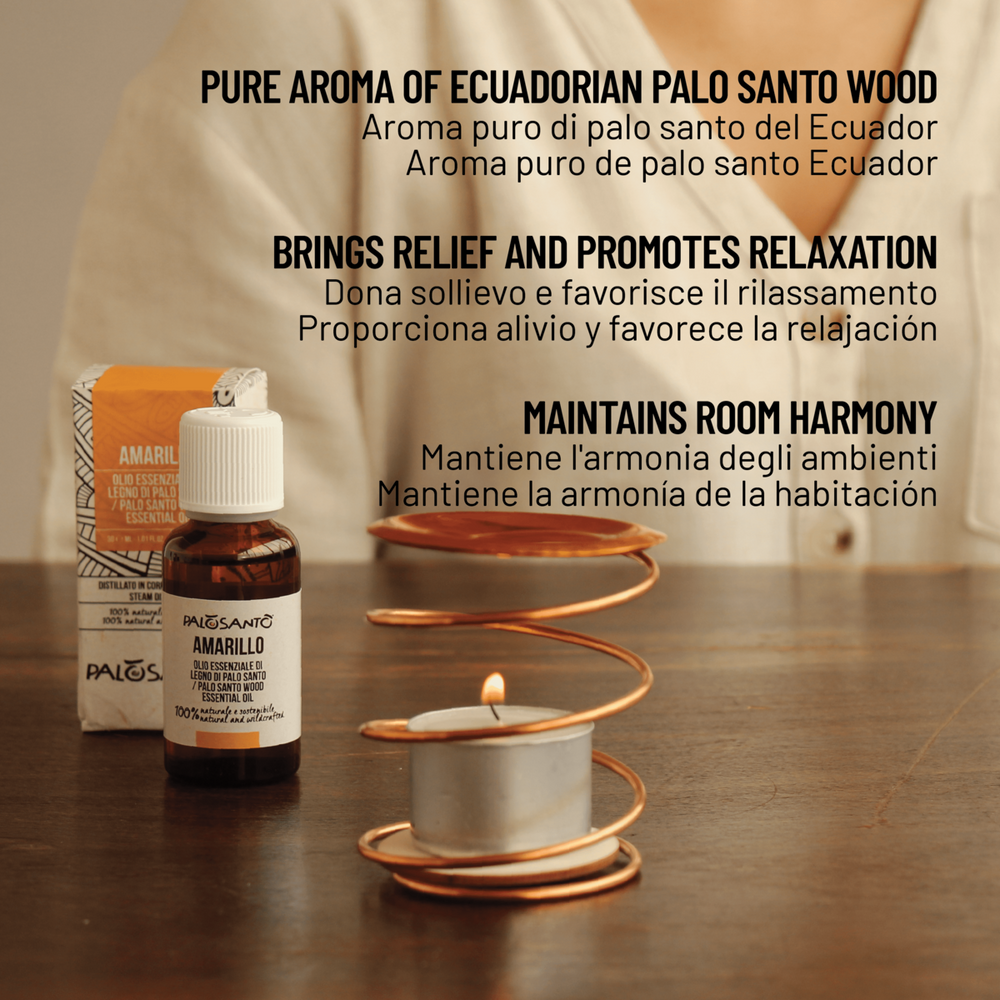 Olio Essenziale di Legno di Palo Santo Amarillo - 100% Naturale ed Ecosostenibile - dettaglio 9