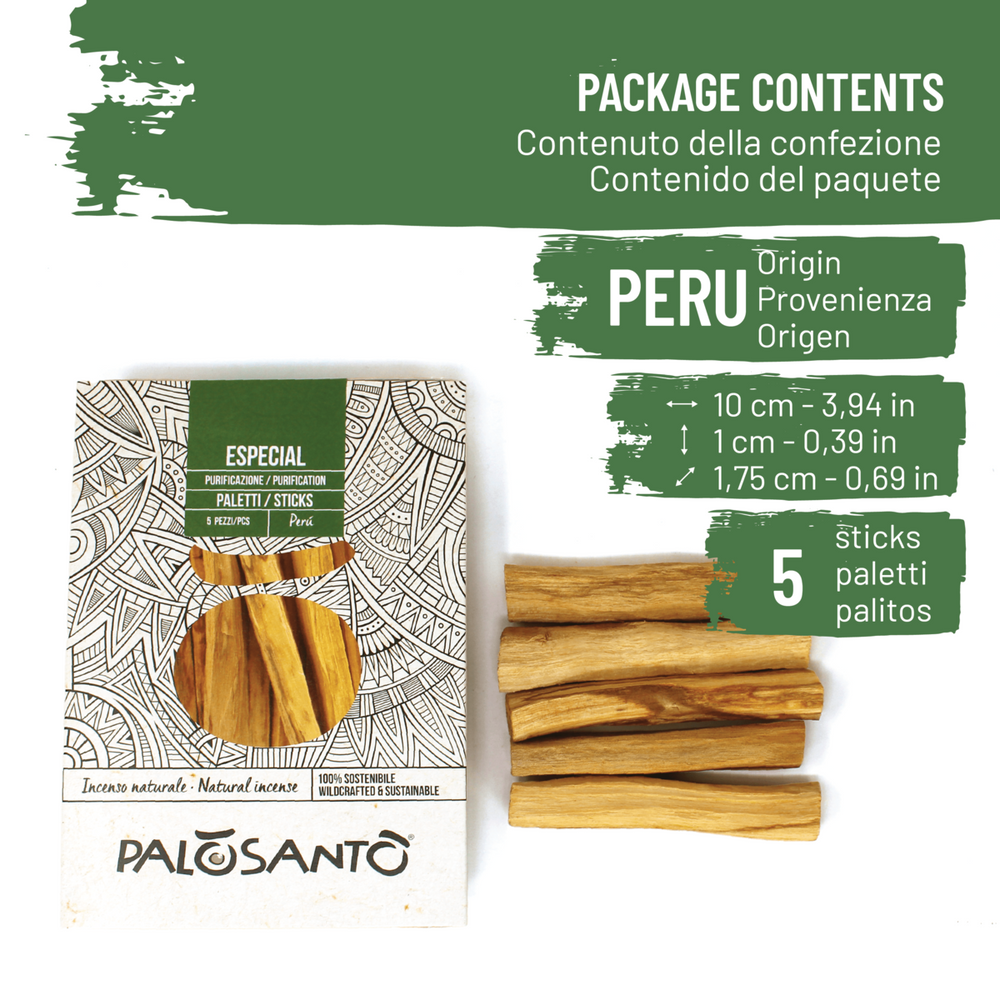 Paletti Palo Santo Especial - Incenso Naturale ed Ecosostenibile - dettaglio 4