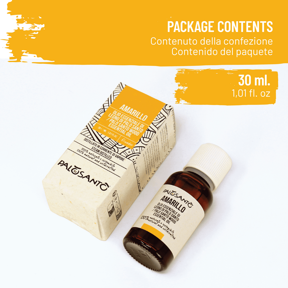 Olio Essenziale di Legno di Palo Santo Amarillo - 100% Naturale ed Ecosostenibile - dettaglio 8