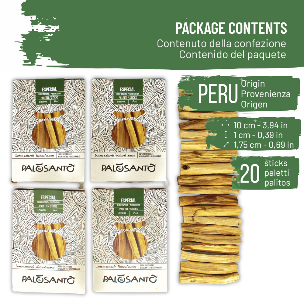 Paletti Palo Santo Especial - Incenso Naturale ed Ecosostenibile - dettaglio 8