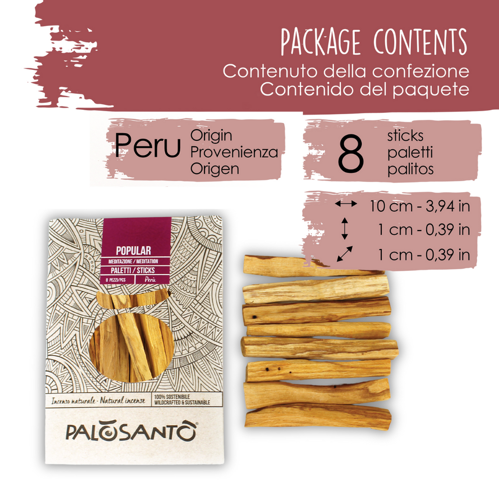 Paletti Palo Santo Popular Ayabaca - Incenso Naturale da Produzione Etica e Sostenibile - dettaglio 2