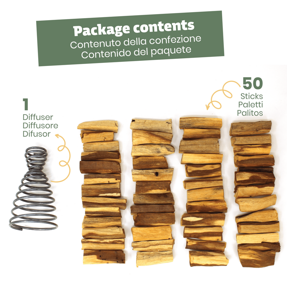 Kit Sublimazione Sahumito Incenso di Palo Santo - Aroma puro 100% Naturale - dettaglio 4