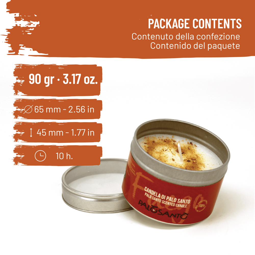 Fuego de Palosanto® Candela Profumata con Olio Essenziale di Palo Santo - dettaglio 3
