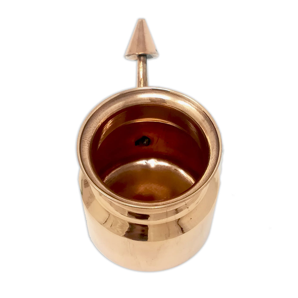 Neti Pot In Rame per Lavaggi Nasali Rimedio Ayurvedico Neti Lota - dettaglio 9