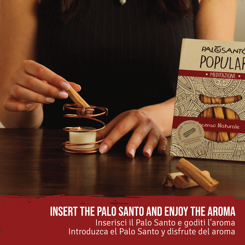 Kit Perfetta Sublimazione - Diffusore di Aroma di Palo Santo + Paletti Palo Santo 'Pequeño' - dettaglio 6