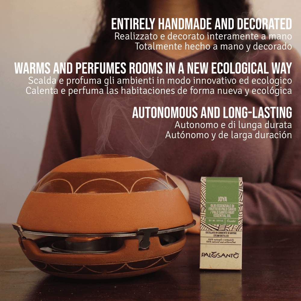 Calentador in Terracotta - Diffusore di Calore e di Essenze - dettaglio 3