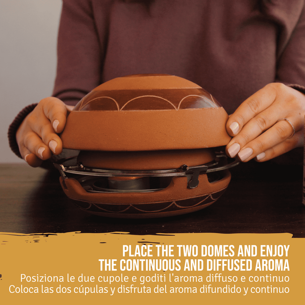 Calentador in Terracotta - Diffusore di Calore e di Essenze - dettaglio 6