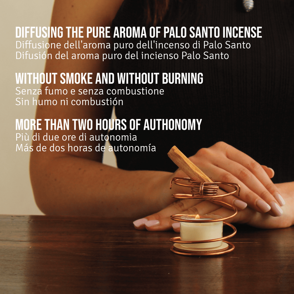 Diffusore di Aroma Sublimazione Palo Santo con Paletti Pequeño Omaggio - dettaglio 3