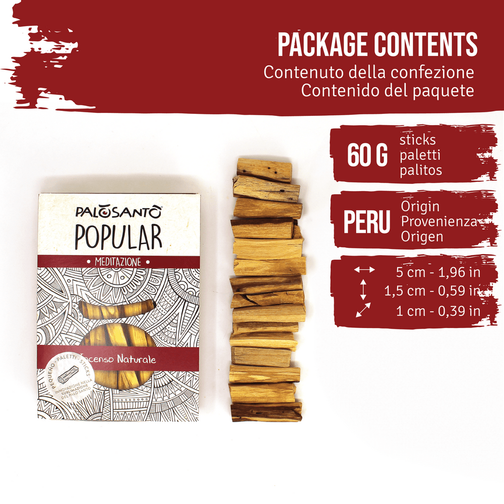 Paletti Palo Santo Pequeño - Incenso Naturale per Sublimazione - dettaglio 2