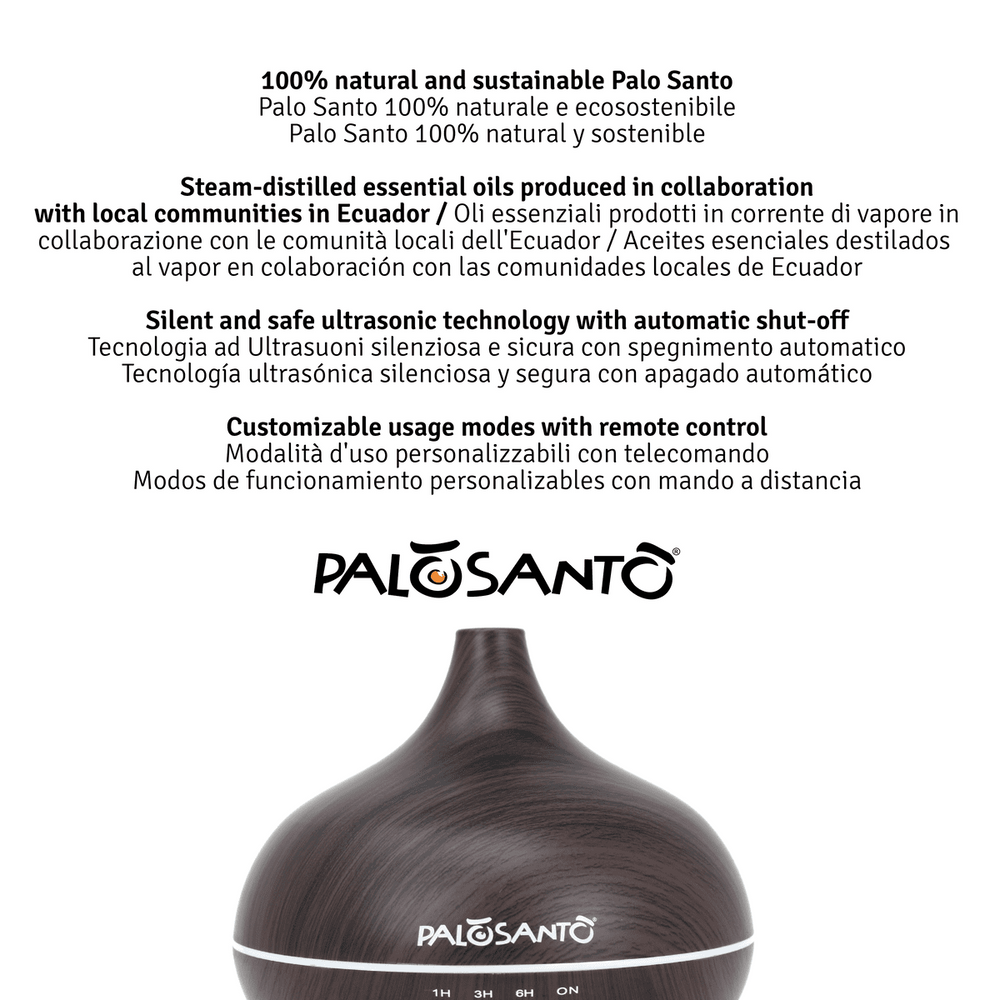 Kit Diffusore ad Ultrasuoni + Oli Essenziali di Palo Santo - dettaglio 9