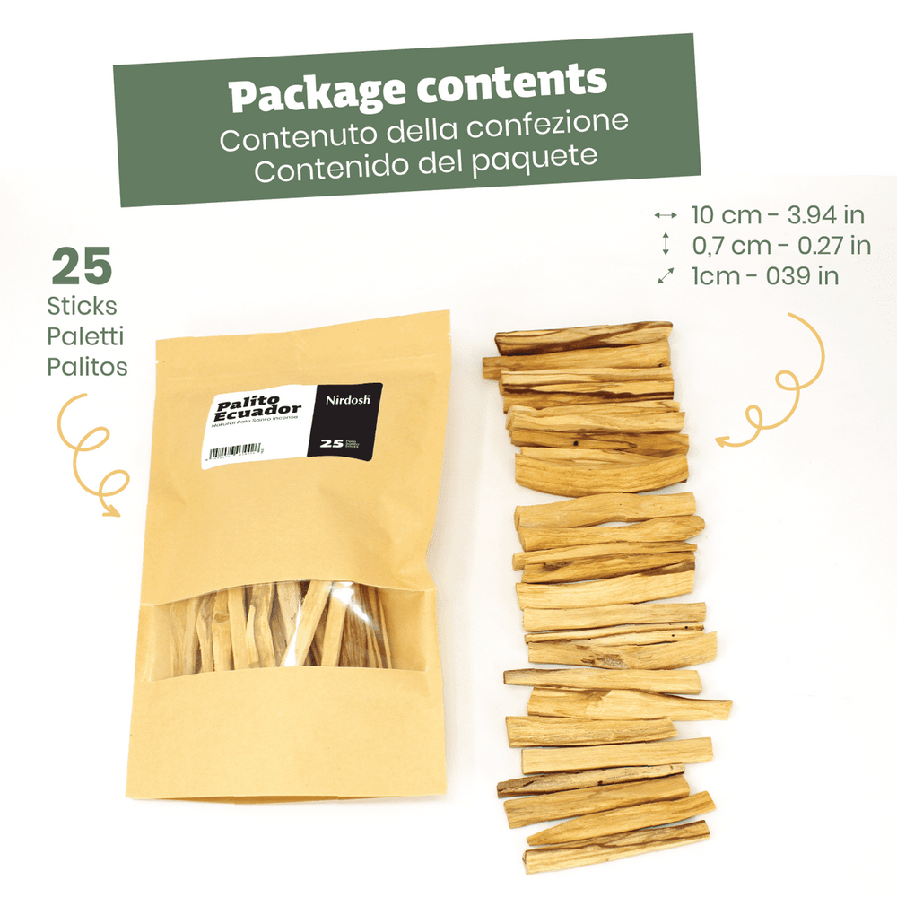 Palito Ecuador - Incenso di Palo Santo 100% Naturale - dettaglio 6