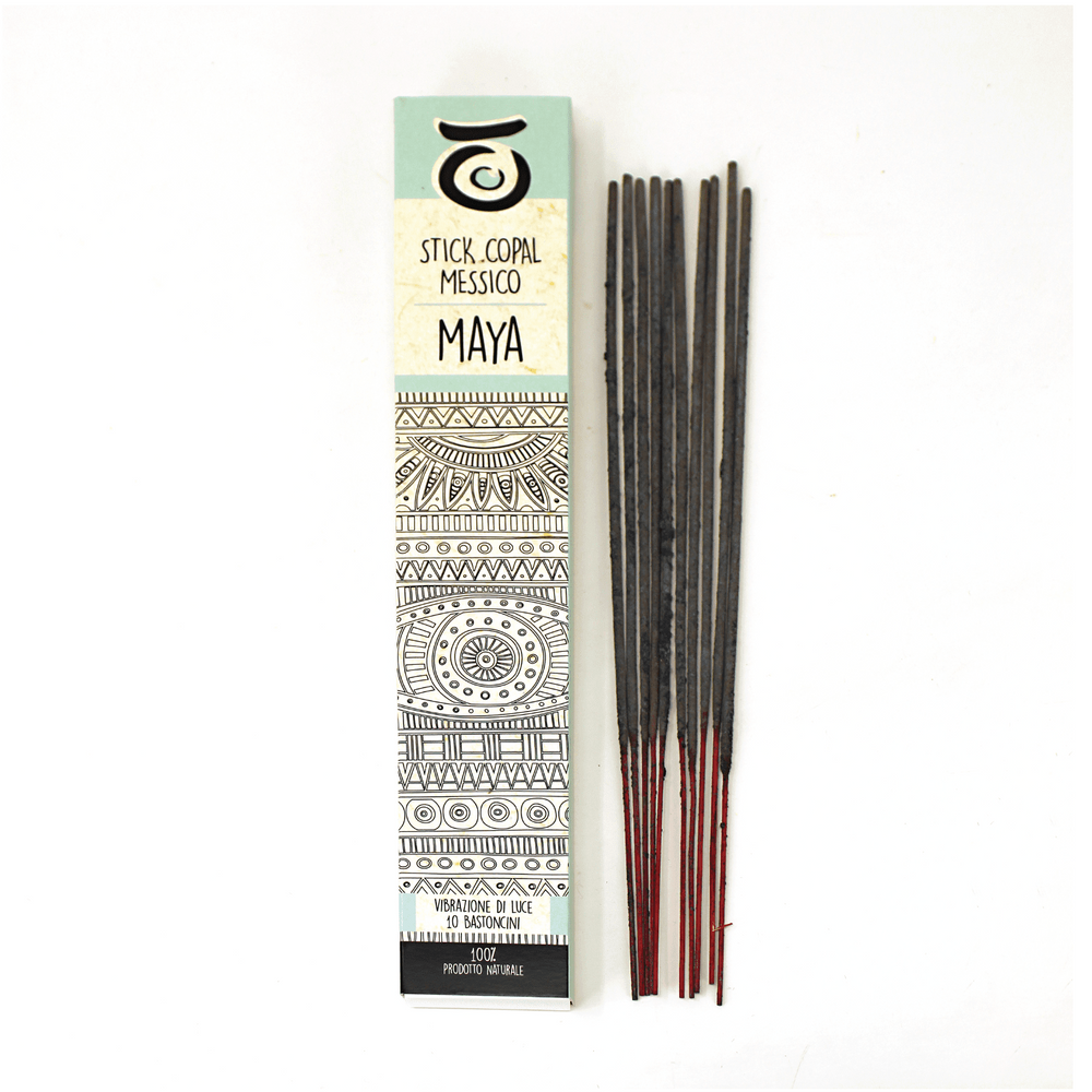 Incenso in Stick di Copal Bianco 'Maya' - 10 bastoncini
