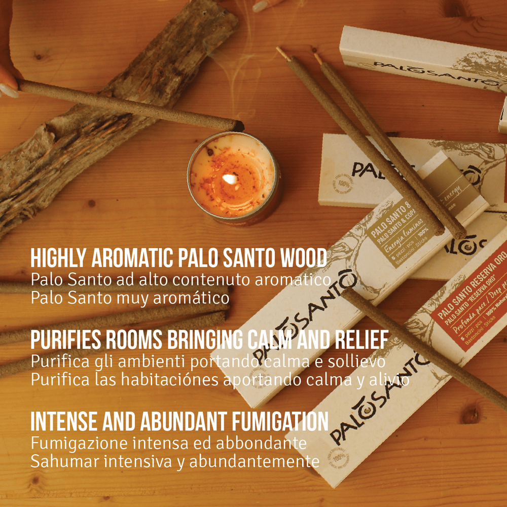 Bastoncini Incenso Palo Santo 'Reserva Oro' - dettaglio 5