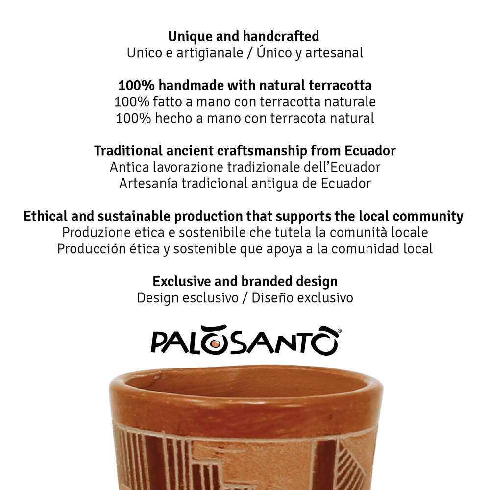 Copalera Yolath Braciere in Terracotta per Incensi - dettaglio 7