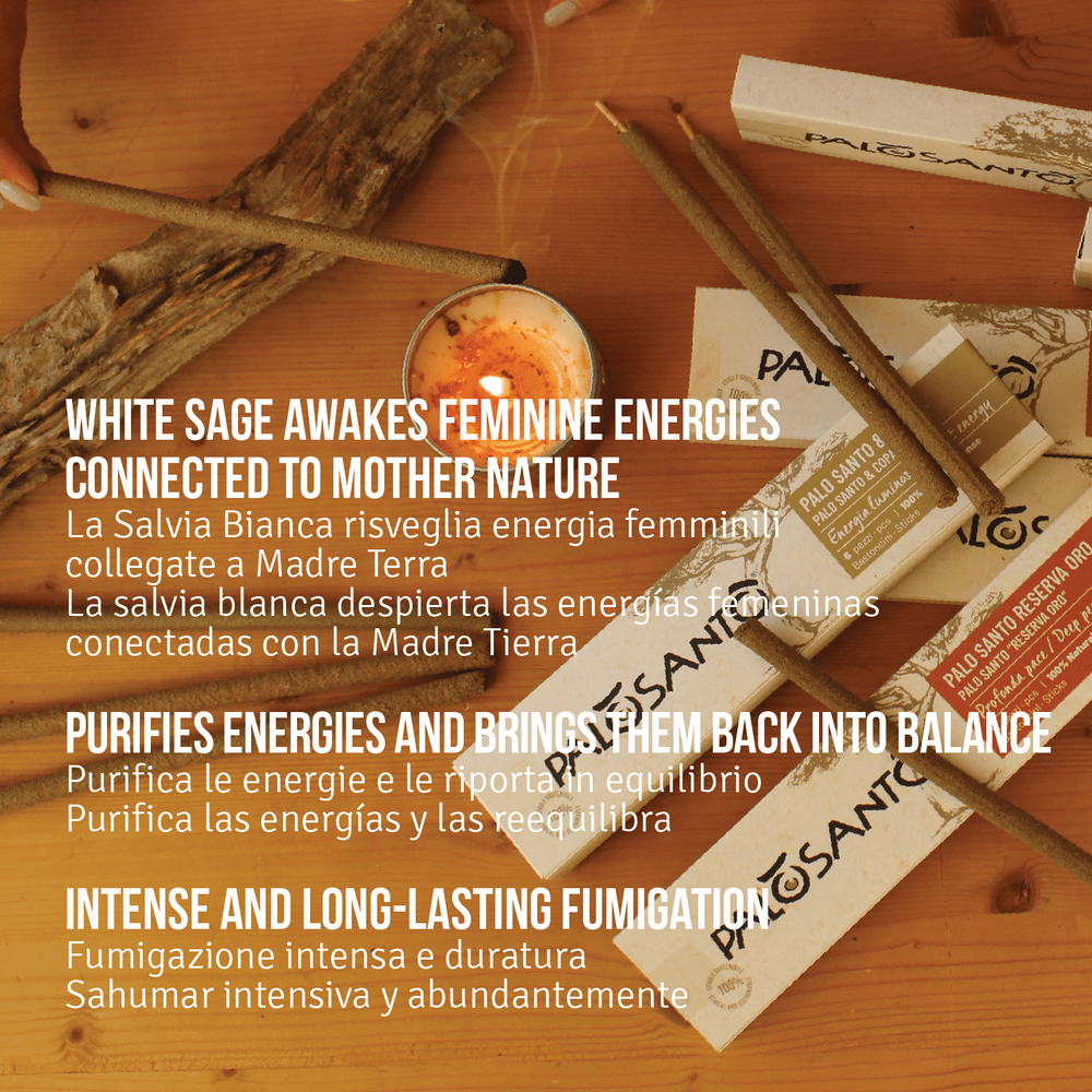 Bastoncini Incenso Palo Santo e Salvia Bianca - dettaglio 5