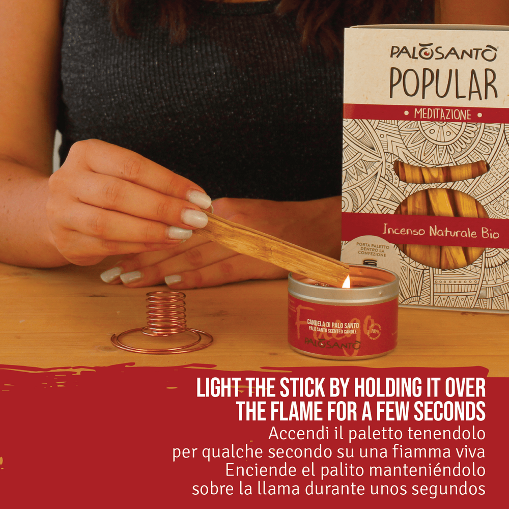 Kit Porta Paletto In Rame + Palo Santo Popular 7 Paletti - dettaglio 4