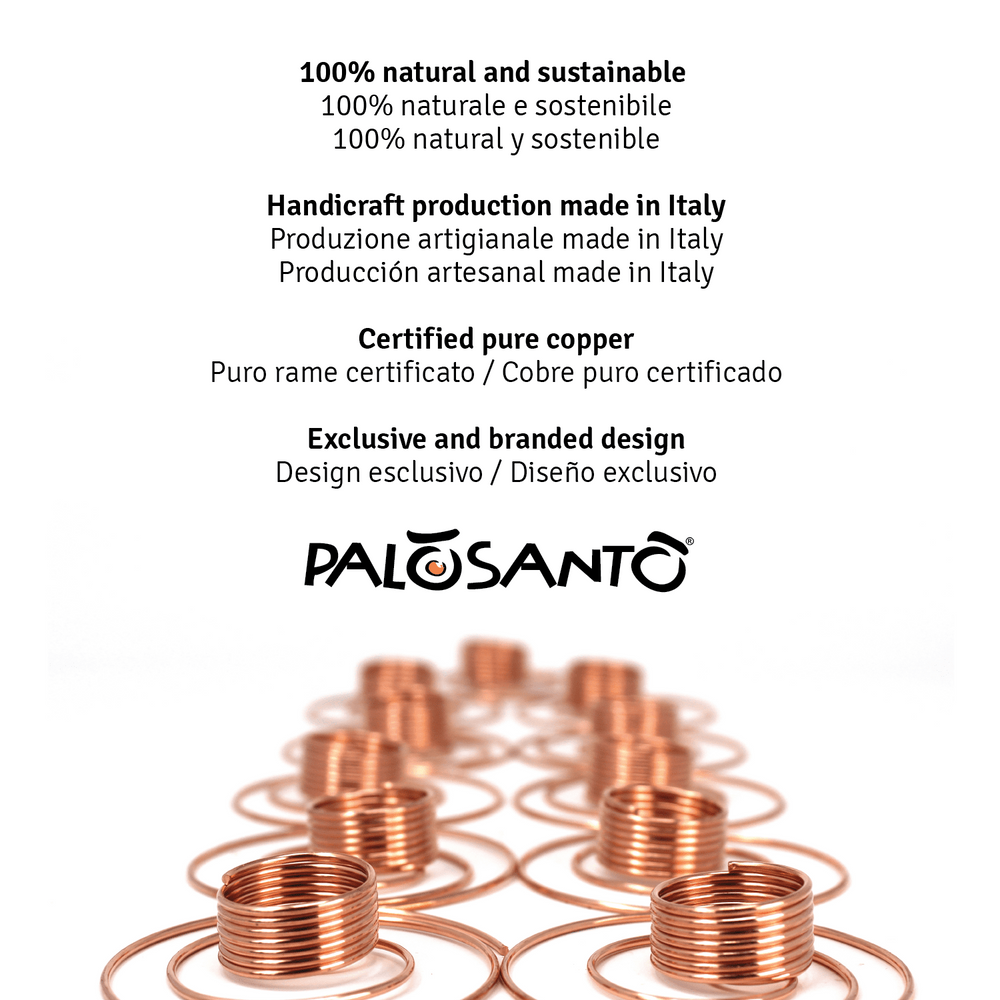 Porta Incenso Spirale in Rame Palosanto® - dettaglio 7