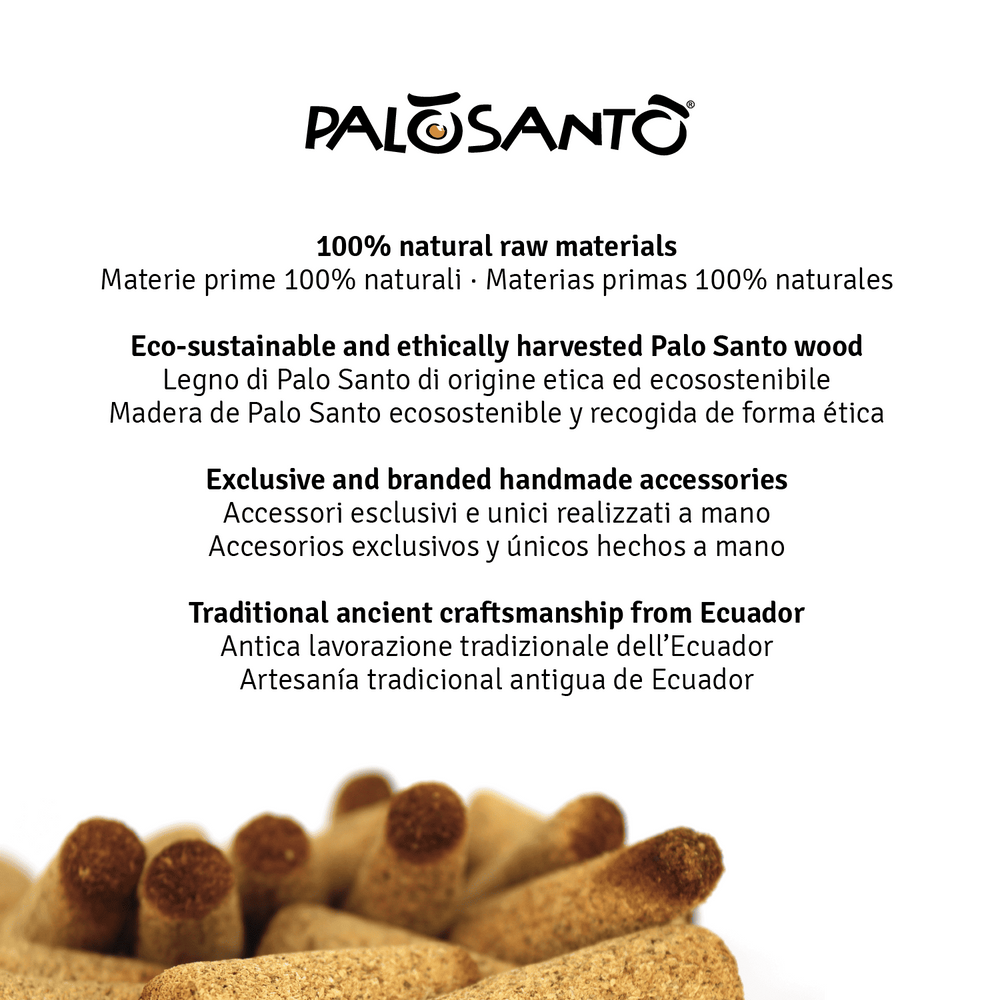 Kit Porta Incenso e Coni di Palo Santo Amarillo - dettaglio 7