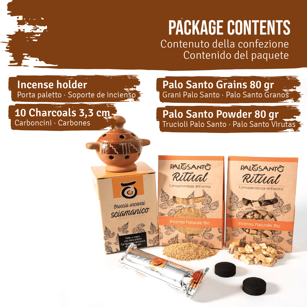 Kit Brucia Incenso, Grani Ritual, Trucioli Ritual, Carboncini Diam. 33 - dettaglio 2