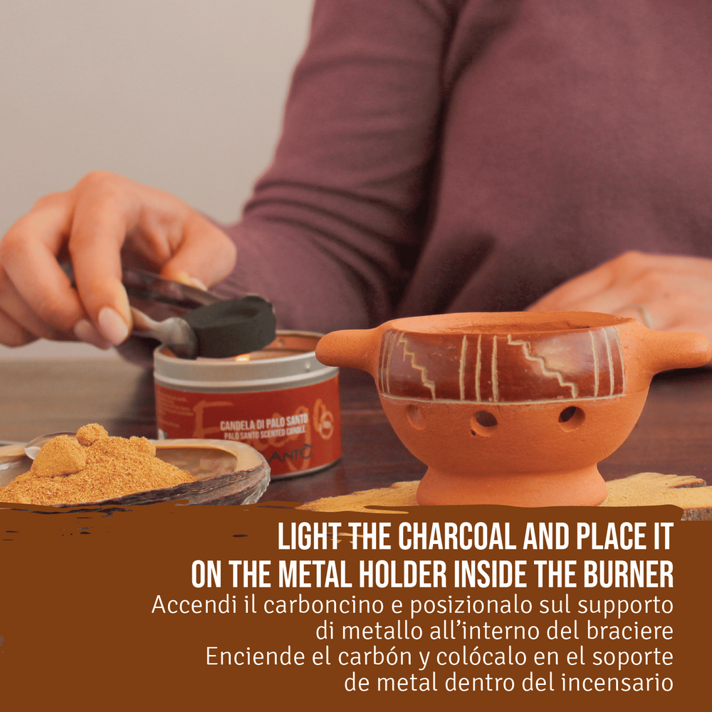 Kit Brucia Incenso, Grani Ritual, Trucioli Ritual, Carboncini Diam. 33 - dettaglio 4