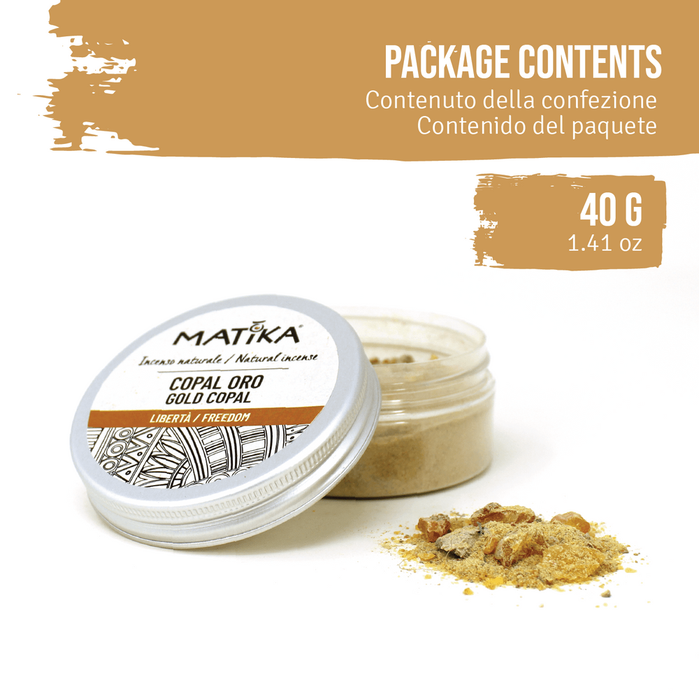 Resina Copal Oro del Perù - Incenso Naturale - dettaglio 3