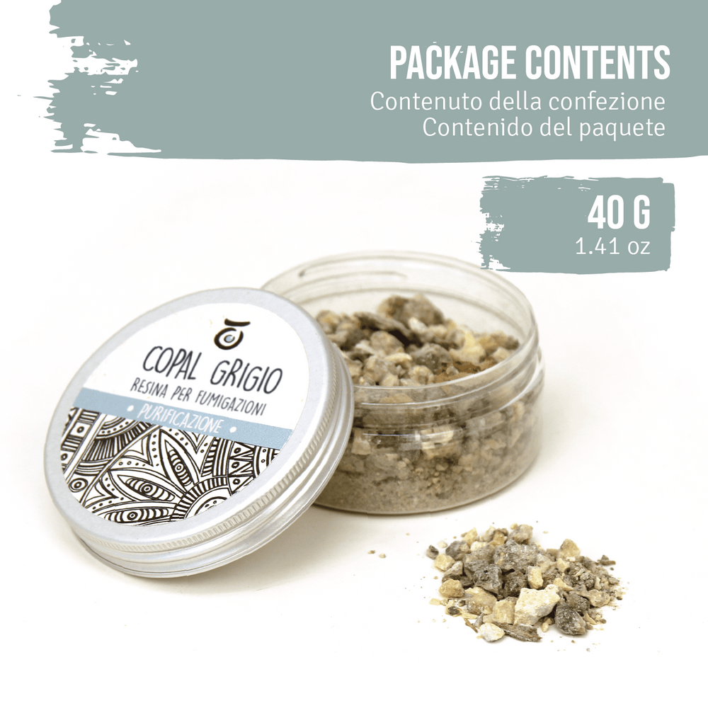 Resina Copal Grigio dell'Ecuador - 100% Naturale ed Ecosostenibile - dettaglio 4