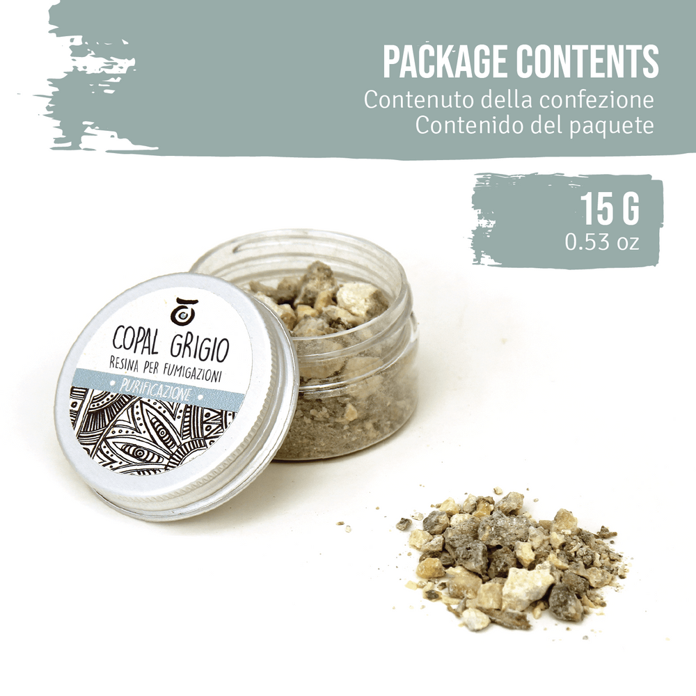 Resina Copal Grigio dell'Ecuador - 100% Naturale ed Ecosostenibile - dettaglio 2