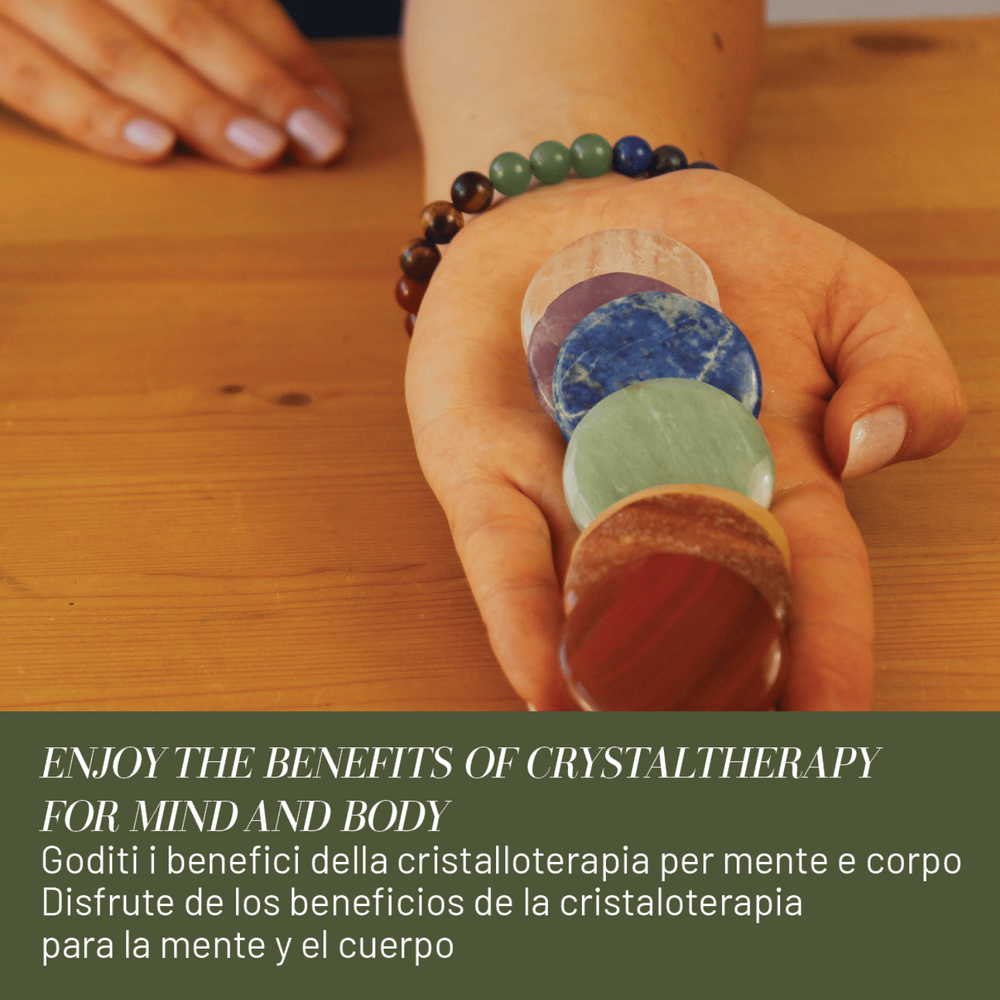 Set Chakra Pietre Tonde per Cristalloterapia - dettaglio 4