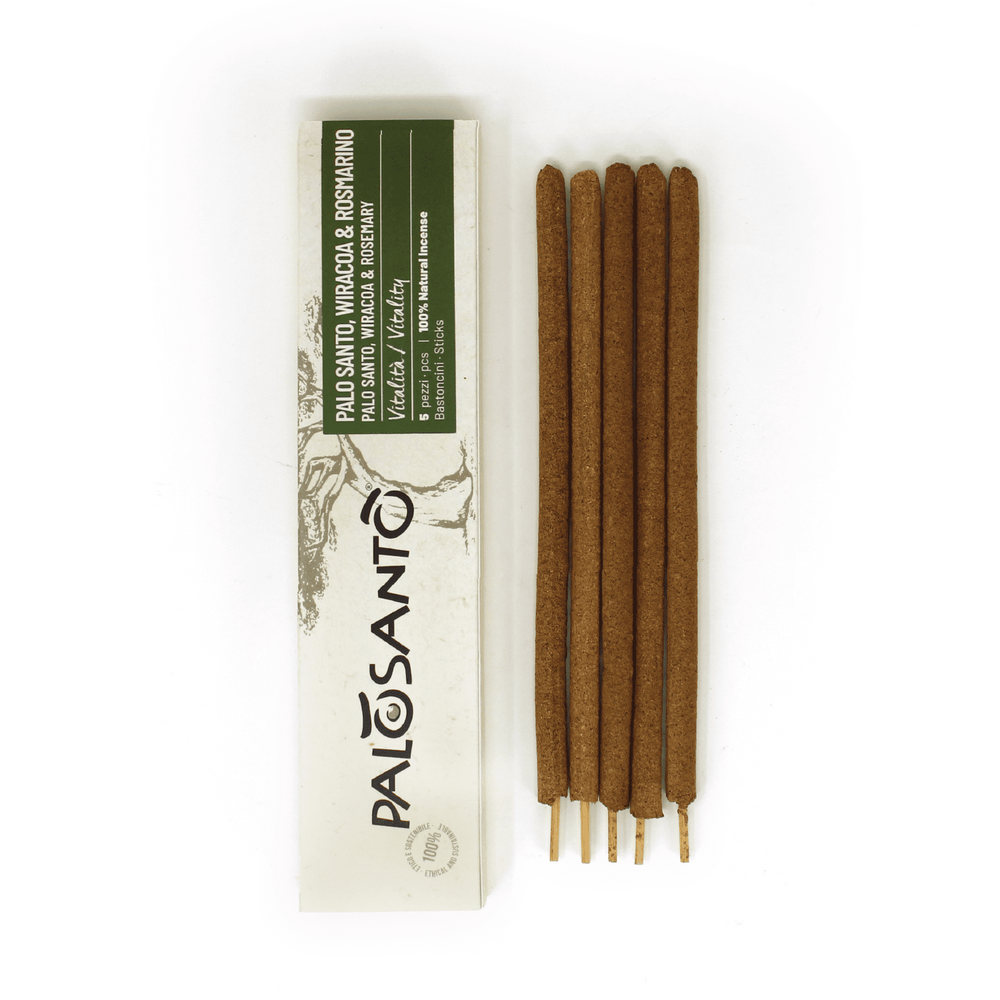 Bastoncini Incenso Palo Santo, Rosmarino e Wiracoa