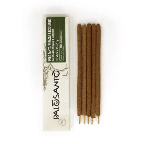 Bastoncini Incenso Palo Santo, Rosmarino e Wiracoa