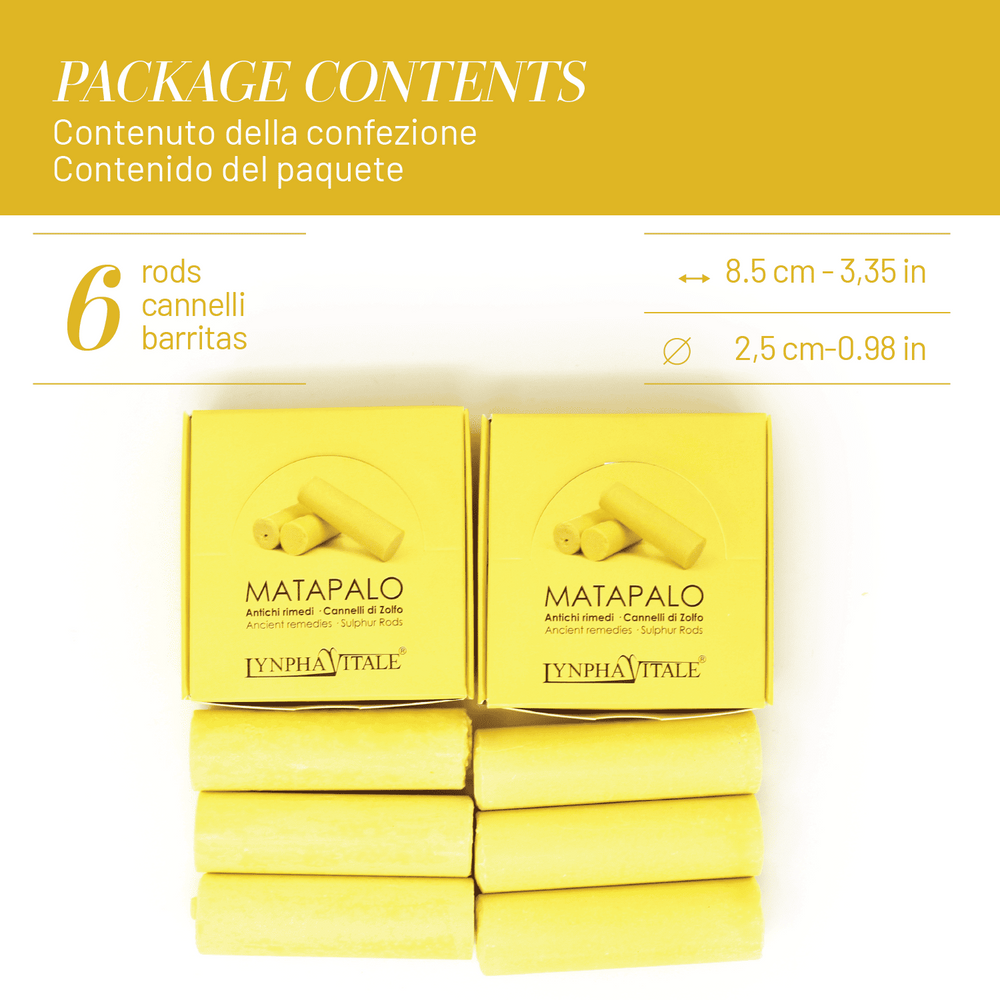 MATAPALO - Pack 3 Cannelli di Zolfo - dettaglio 4