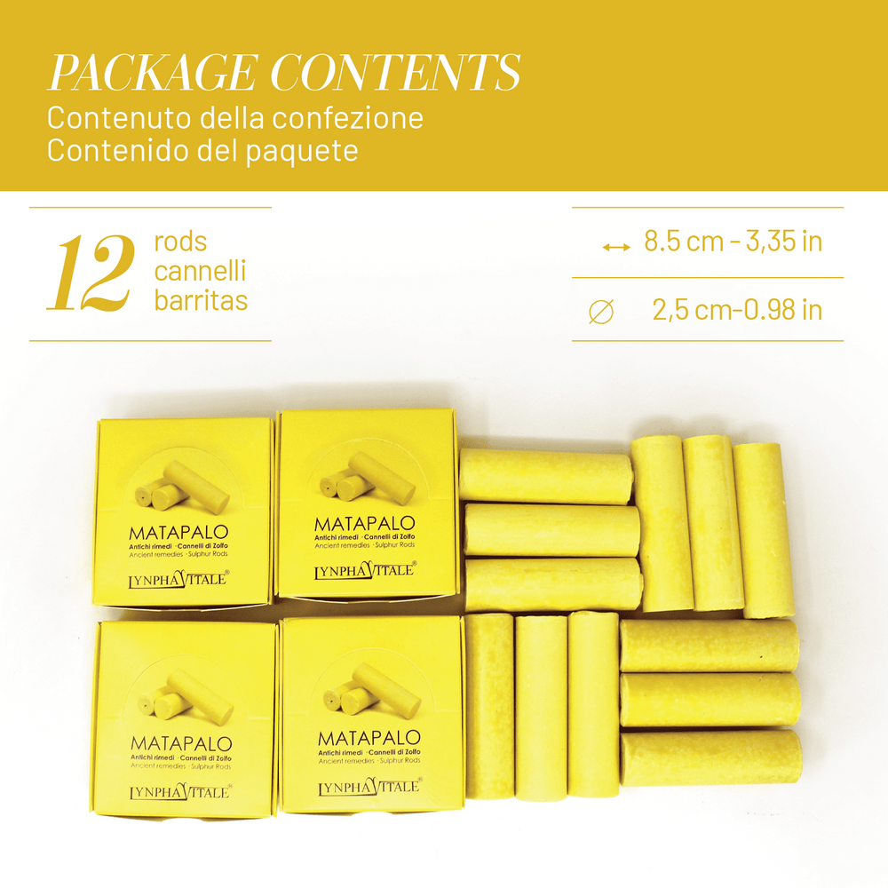 MATAPALO - Pack 3 Cannelli di Zolfo - dettaglio 6