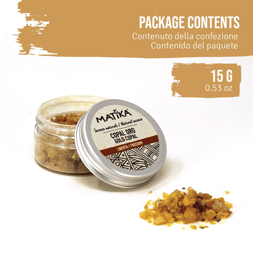 Resina Copal Oro del Perù - Incenso Naturale - dettaglio 2