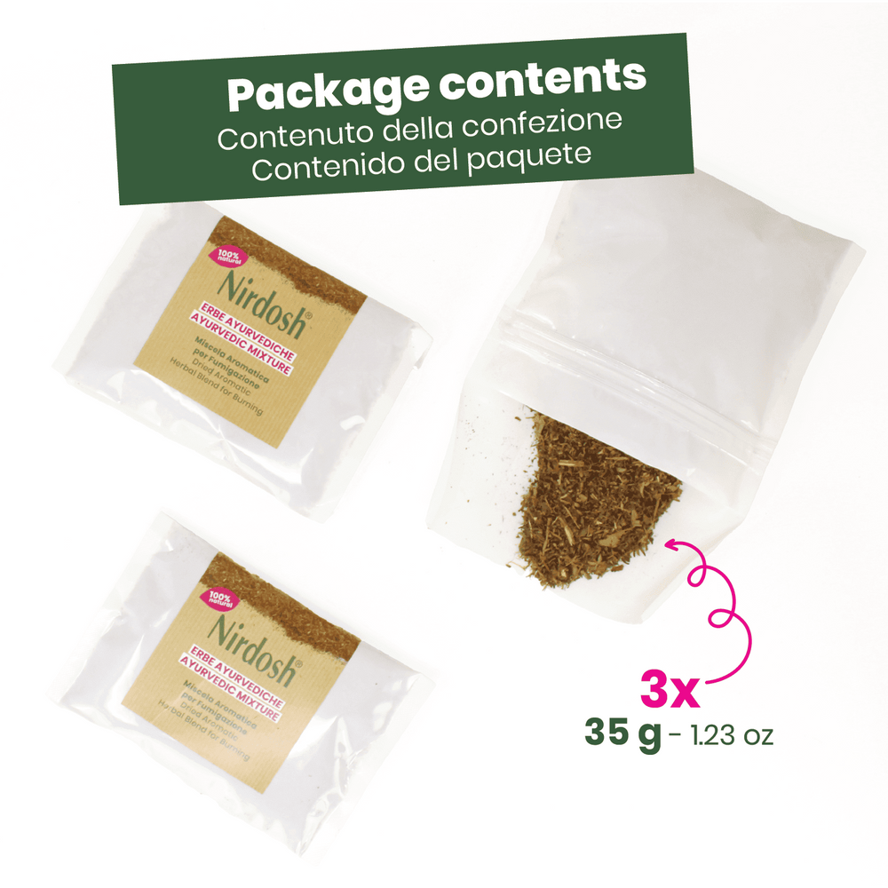 Nirdosh® Trinciato di Erbe Ayurvediche 100% Naturale - dettaglio 4