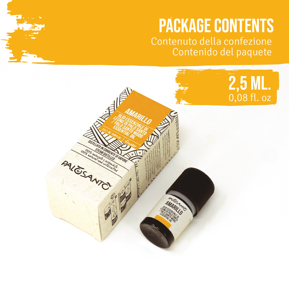 Olio Essenziale di Legno di Palo Santo Amarillo - 100% Naturale ed Ecosostenibile - dettaglio 2