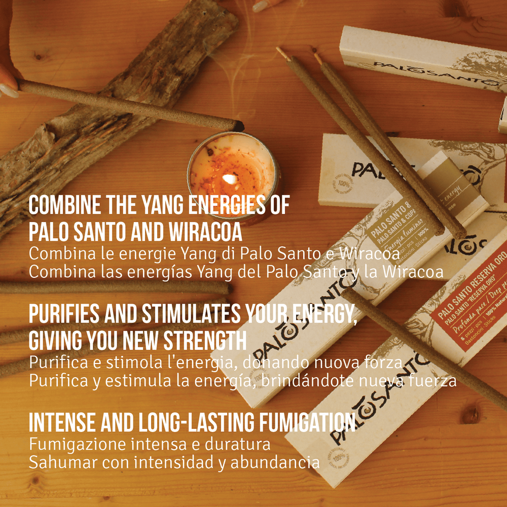 Bastoncini Incenso Palo Santo e Wiracoa - dettaglio 4