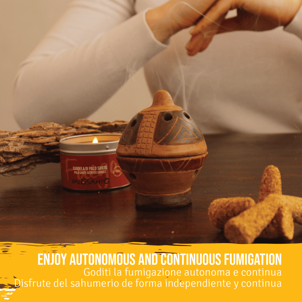 Incenso in Coni di Palo Santo 'Amarillo' Naturale ed Ecosostenibile - dettaglio 7