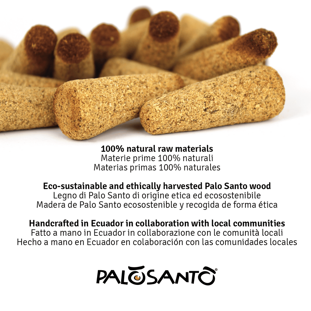 Incenso in Coni di Palo Santo 'Amarillo' Naturale ed Ecosostenibile - dettaglio 8