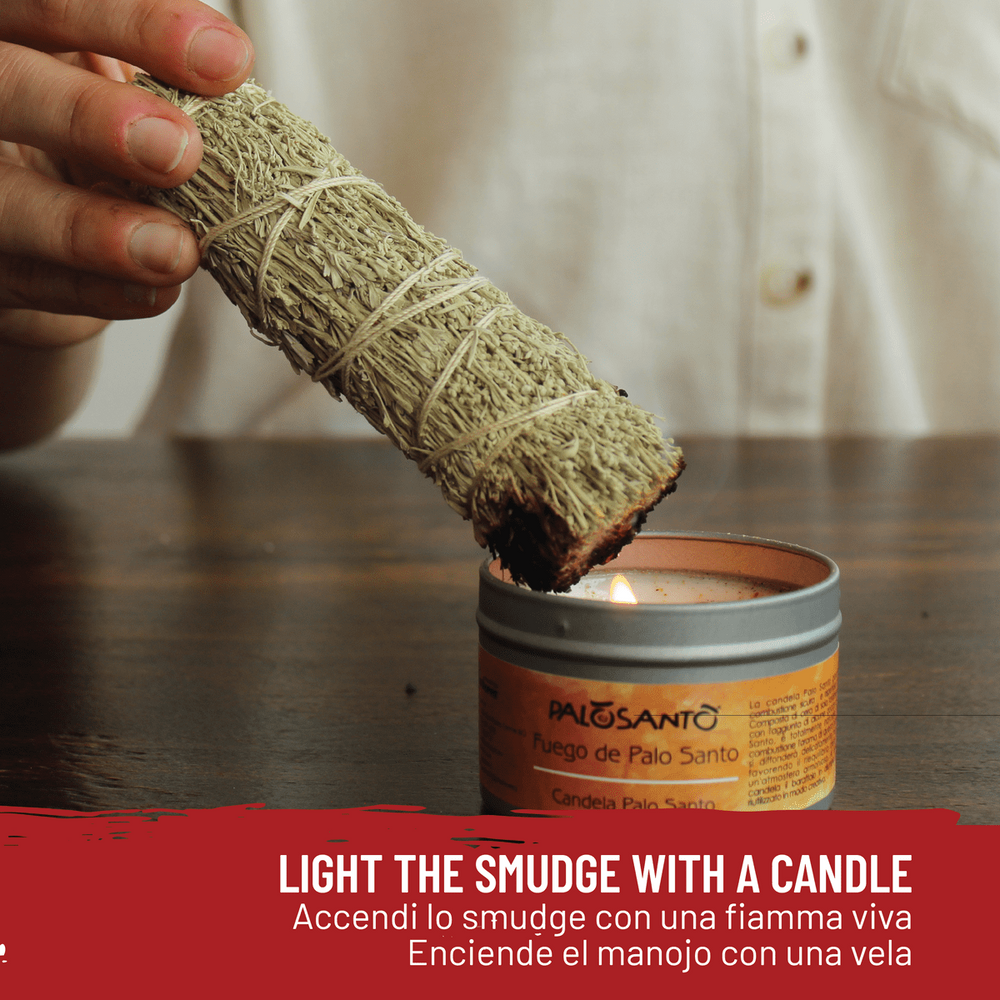 Salvia del Deserto & Palo Santo - Smudge e Paletto Incenso Naturale ed Ecosostenibile - dettaglio 4