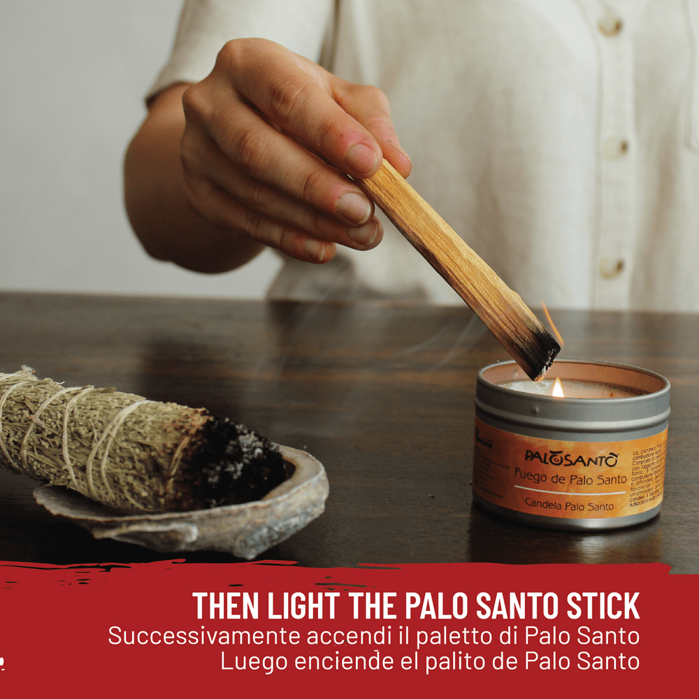 Salvia del Deserto & Palo Santo - Smudge e Paletto Incenso Naturale ed Ecosostenibile - dettaglio 5