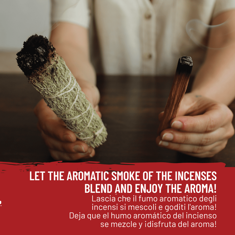 Salvia del Deserto & Palo Santo - Smudge e Paletto Incenso Naturale ed Ecosostenibile - dettaglio 6