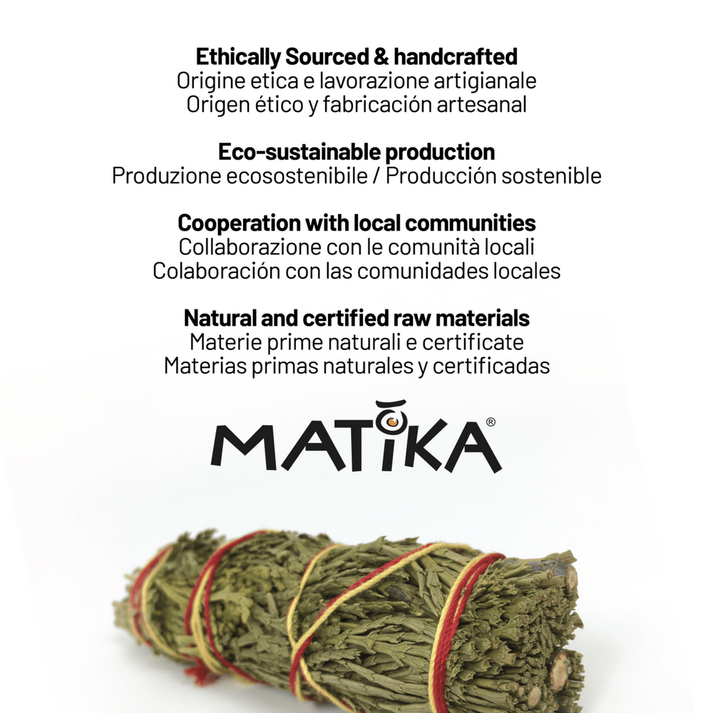 Cedro & Palo Santo - Smudge e Paletto Incenso Naturale ed Ecosostenibile - dettaglio 7