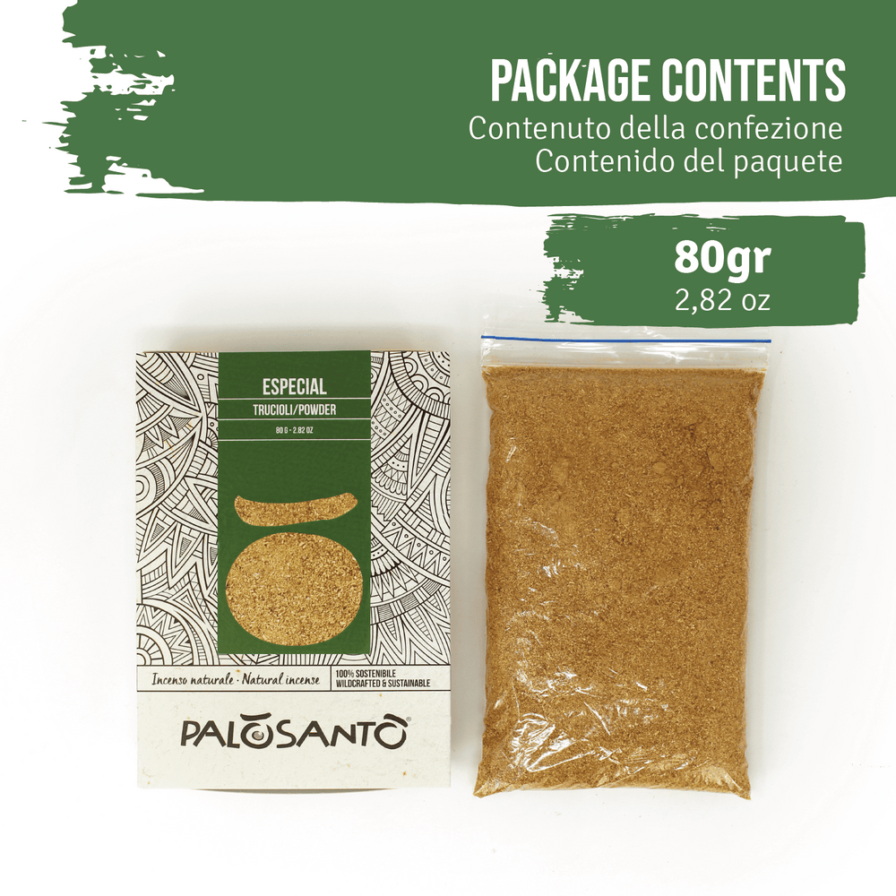 Trucioli di Legno Palo Santo 'Especial' Incenso Naturale in Polvere - dettaglio 2