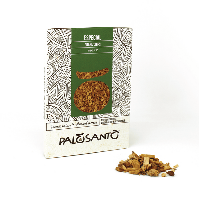 Grani di Legno Palo Santo 'Especial' Incenso Naturale e Ecosostenibile